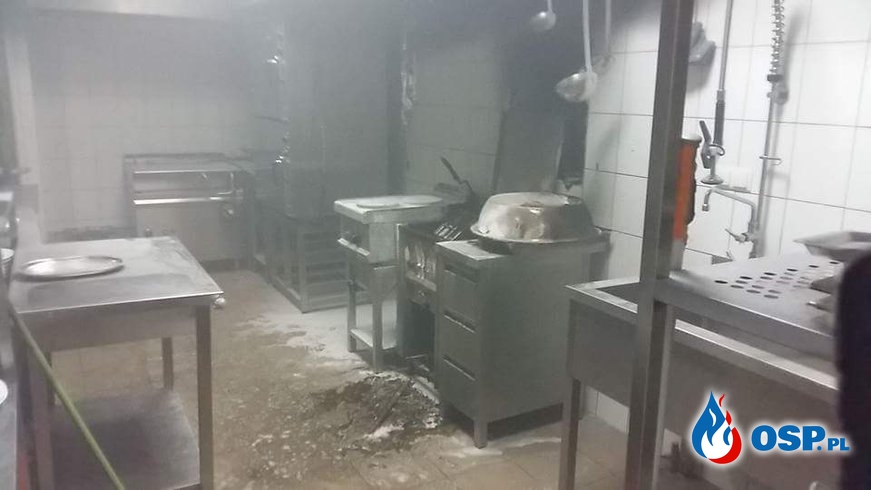 Pożar kuchni w sali bankietowej w Rudniku. OSP Ochotnicza Straż Pożarna