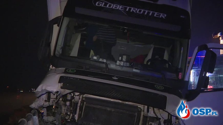 Śmiertelny wypadek na S1 nagrany samochodowym wideorejestratorem OSP Ochotnicza Straż Pożarna