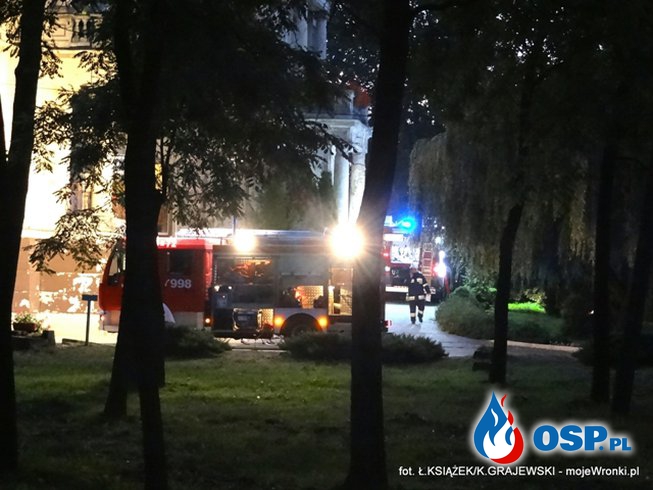 Nocne ćwiczenia w DPS Nowa Wieś. OSP Ochotnicza Straż Pożarna