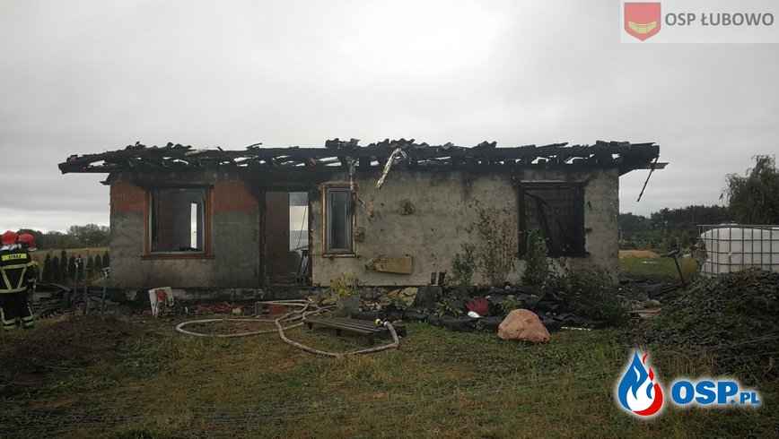 Strażak jechał do... pożaru własnego domu. Ruszyła zbiórka na odbudowę. OSP Ochotnicza Straż Pożarna