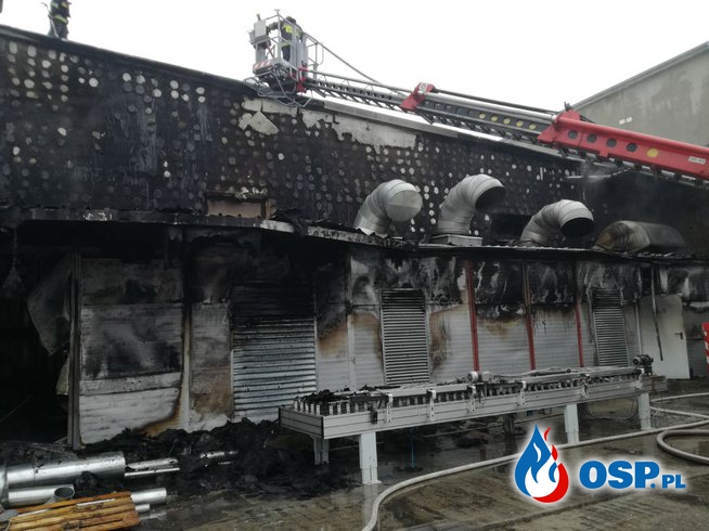 Pożar w zakładzie stolarskim w Mroczeniu OSP Ochotnicza Straż Pożarna