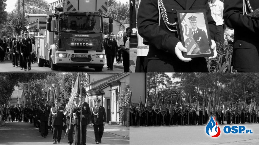 Pogrzeb śp. Andrzeja Bzdurskiego. W ostatniej drodze towarzyszyły mu tłumy strażaków! OSP Ochotnicza Straż Pożarna