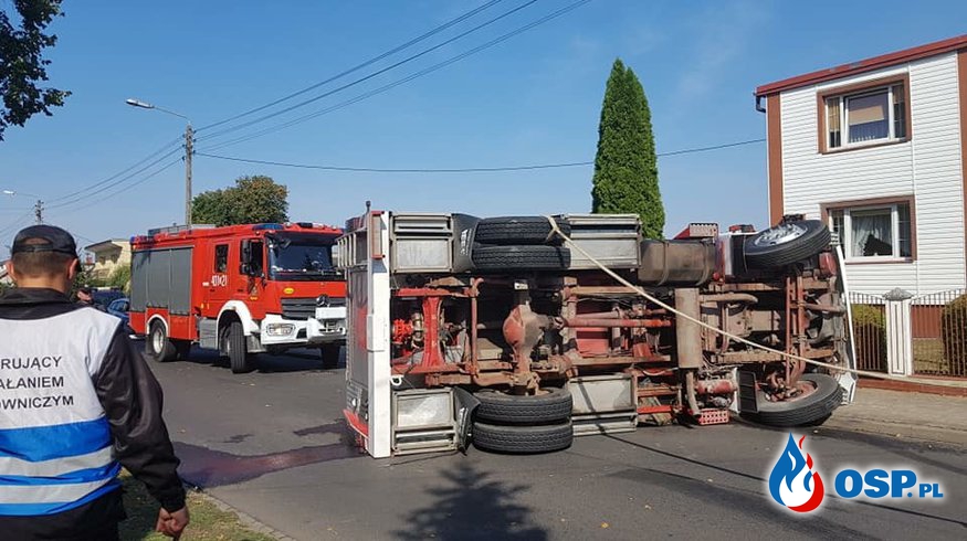 Strażacy po wypadku: "Gmina nas nie wspiera, wóz był w fatalnym stanie" OSP Ochotnicza Straż Pożarna