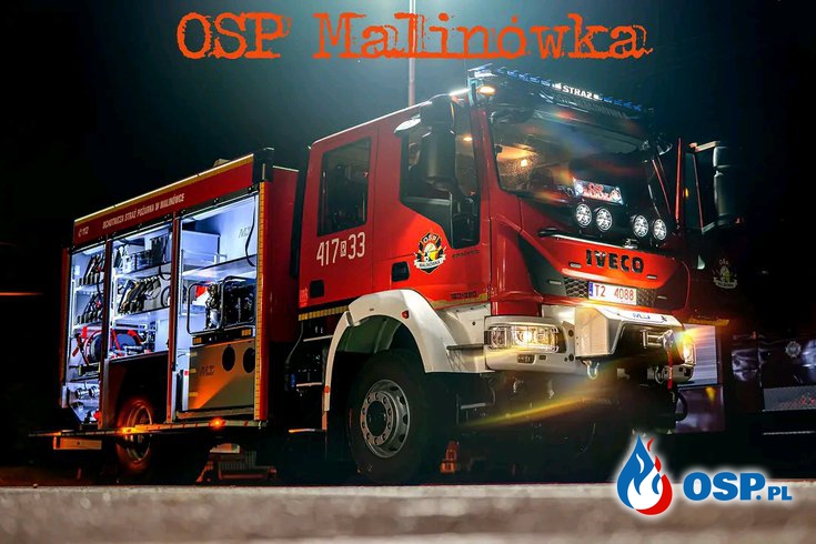 Doposażenie OSP Malinówka OSP Ochotnicza Straż Pożarna