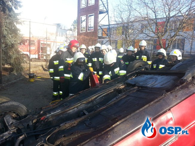 Szkolenie z zakresu ratownictwa technicznego. OSP Ochotnicza Straż Pożarna