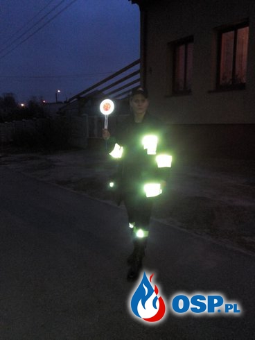 Zabezpieczenie II-go Biegu "Księżycowy Cross" w Ozorkowie OSP Ochotnicza Straż Pożarna