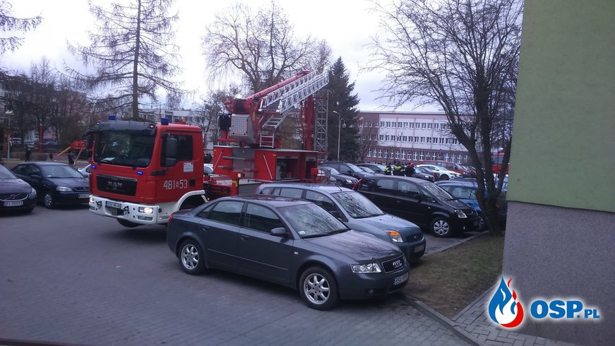 Ćwiczenia wraz z ewakuacją na obiekcie Starostwa Powiatowego w Sokółce OSP Ochotnicza Straż Pożarna