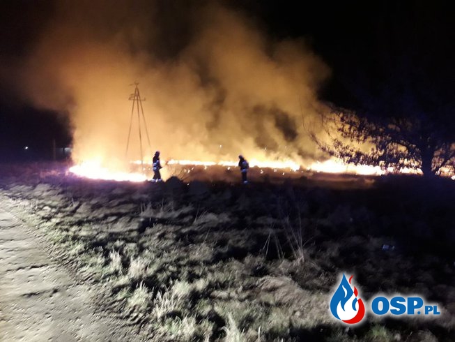 Kolejny raz płonęły trawy na terenie Gminy Chorkówka OSP Ochotnicza Straż Pożarna