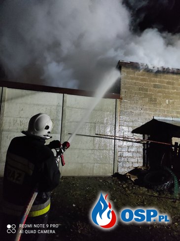 Pożar u prezesa OSP Łobodno. Ruszyła internetowa zbiórka na odbudowę zniszczeń. OSP Ochotnicza Straż Pożarna