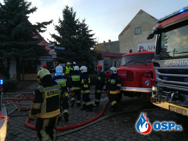 Wybuch gazu w Mieszkowicach. OSP Ochotnicza Straż Pożarna