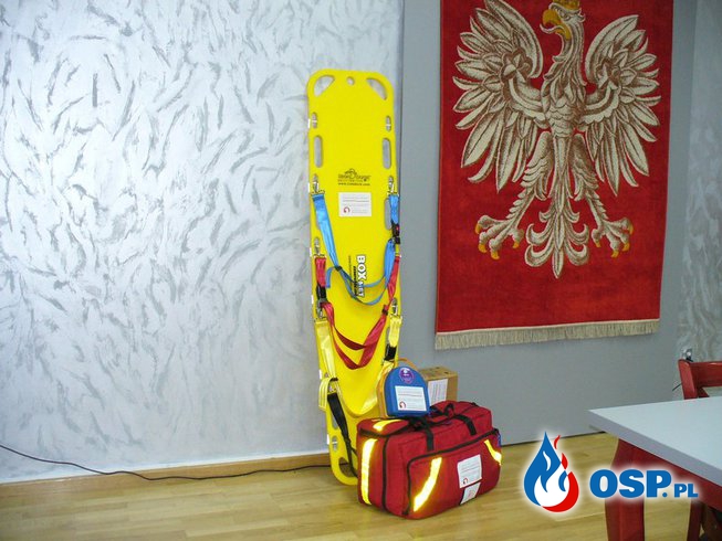 Przekazanie sprzętu medycznego OSP Ochotnicza Straż Pożarna