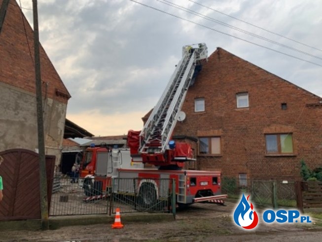 Nawałnica nad regionem OSP Ochotnicza Straż Pożarna