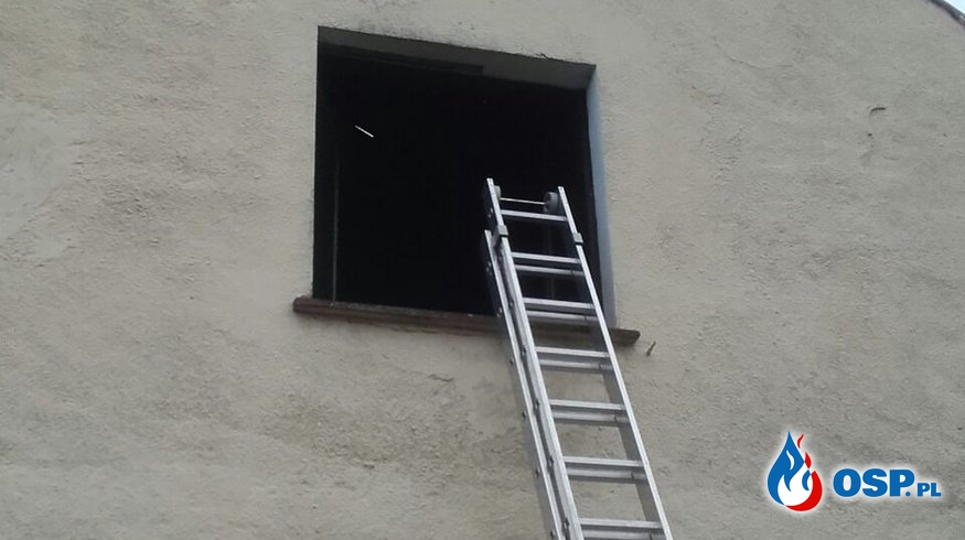 Pożar w budynku jednorodzinnym w Boryczy OSP Ochotnicza Straż Pożarna