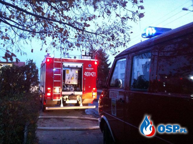 Pożar stogu siana na ulicy Kościelnej w Szamocinie. OSP Ochotnicza Straż Pożarna