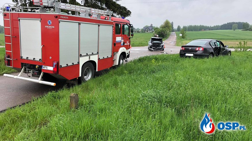 Wypadek Wólka Szczawińska OSP Ochotnicza Straż Pożarna