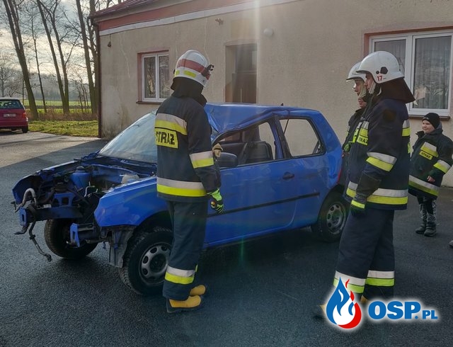 Ćwiczenia doskonalące z ratownictwa technicznego OSP Ochotnicza Straż Pożarna