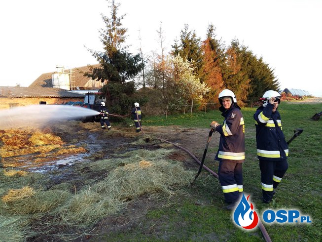 Pożar siana w Równopolu OSP Ochotnicza Straż Pożarna