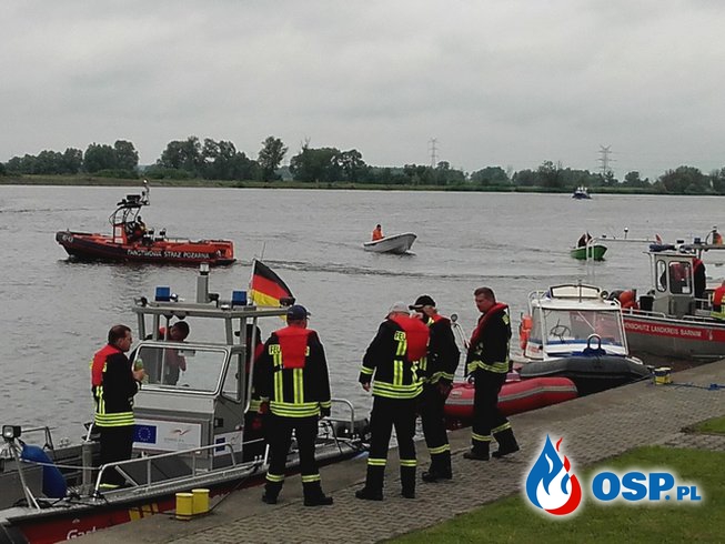 Polsko-niemieckie ćwiczenia na Odrze OSP Ochotnicza Straż Pożarna