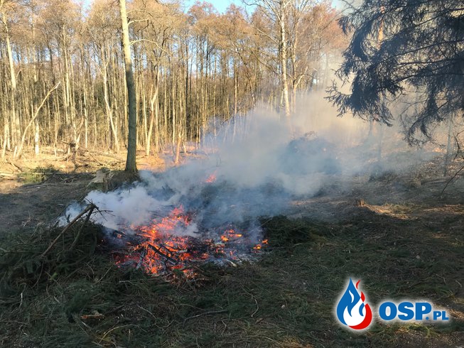 40/2021 Pożar lasu - alarm fałszywy OSP Ochotnicza Straż Pożarna