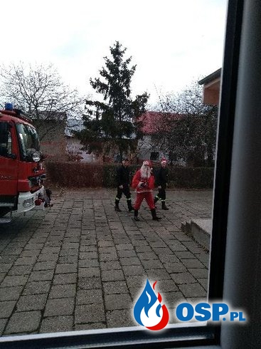 Pomoc Św. Mikołajowi... Nietypowa interwencja! OSP Ochotnicza Straż Pożarna