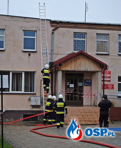 Pożar budynku Urzędu Gminy Orchowo OSP Ochotnicza Straż Pożarna