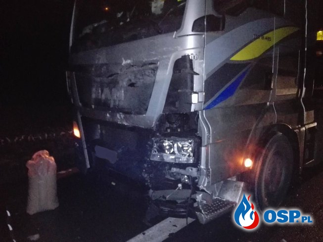 Śmiertelny wypadek na Autostradzie A2 OSP Ochotnicza Straż Pożarna