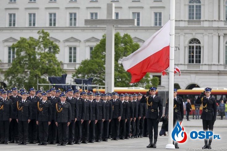 Centralne obchody Dnia Strażaka w Warszawie. Wręczono nominacje i odznaczenia. OSP Ochotnicza Straż Pożarna