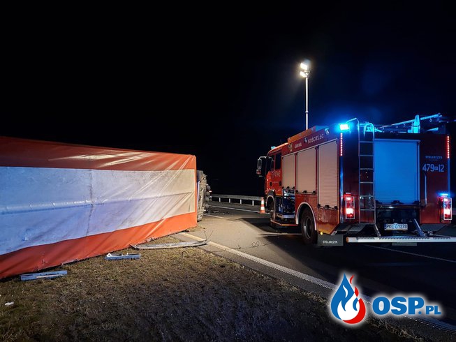 Dwa poważne wypadki i kontrola - pracowity czwartek OSP Ochotnicza Straż Pożarna