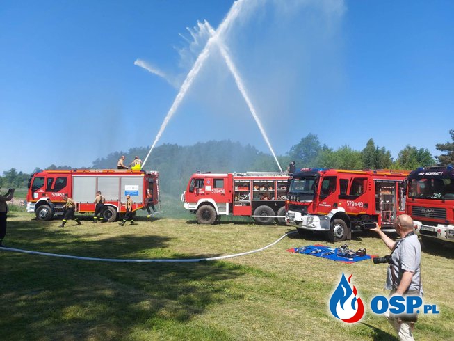 Powiatowy Dzień Dziecka zorganizowanym przez Specjalny Ośrodek Szkolno - Wychowawczy w Jońcu OSP Ochotnicza Straż Pożarna