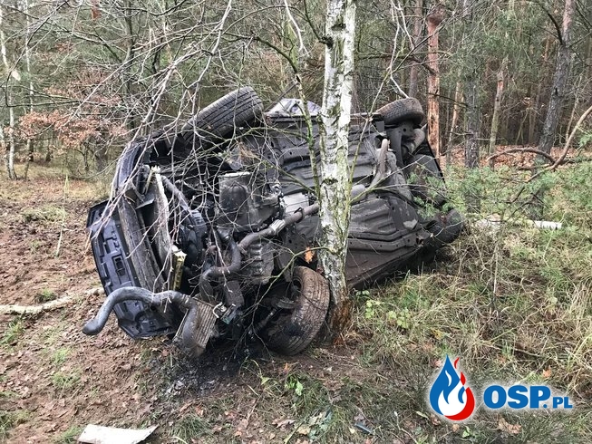 172/2019 Wypadek na DK26 - troje poszkodowanych OSP Ochotnicza Straż Pożarna
