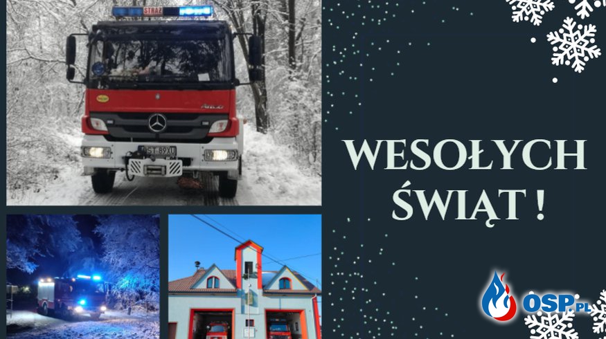 Życzenia Świąteczne od strażaków Ochotniczej Straży Pożarnej w Izbicku OSP Ochotnicza Straż Pożarna