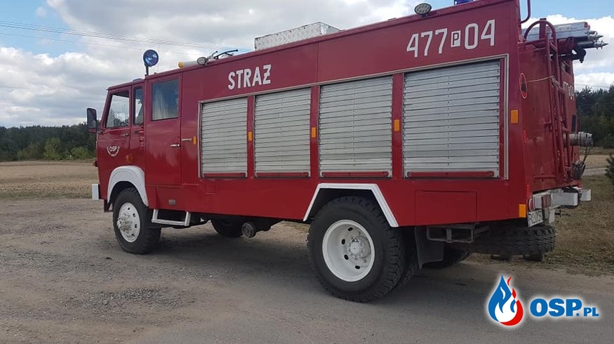 Pożar lasu w miejscowości Korzecznik-Podlesie OSP Ochotnicza Straż Pożarna