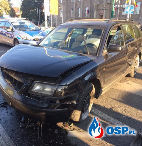 Pijany kierowca uciekając przed policją spowodował karambol OSP Ochotnicza Straż Pożarna