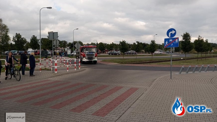 Blisko 600 osób ewakuowano z parku wodnego w Poznaniu OSP Ochotnicza Straż Pożarna