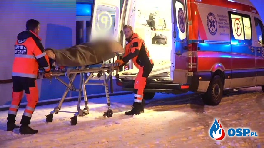 4 osoby zginęły, ponad 20 rannych. Tragiczny pożar hospicjum w Chojnicach. OSP Ochotnicza Straż Pożarna