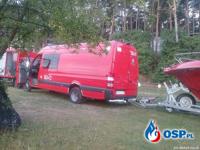 Tragiczne zdarzenie na jeziorze OSP Ochotnicza Straż Pożarna