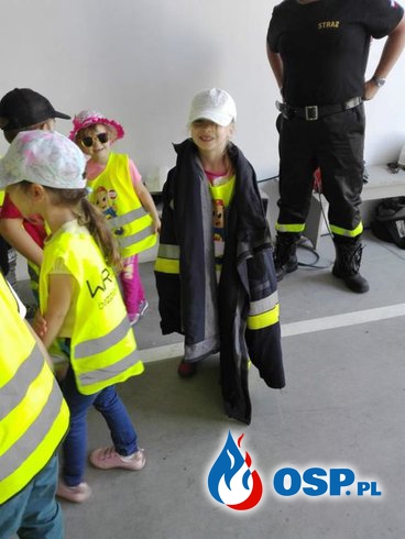 Amica – Wycieczka Leśnych Ludków z przedszkola Amica Kids w naszej strażnicy OSP Ochotnicza Straż Pożarna