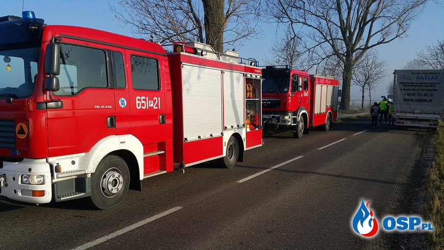 Tragiczny wypadek na DK 432 OSP Ochotnicza Straż Pożarna