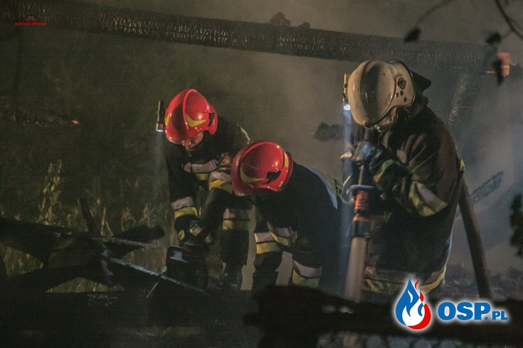 Wyjazd nr 14/2018 - Pożar stodoły OSP Ochotnicza Straż Pożarna
