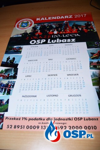Akcja kalendarze 2017 ! OSP Ochotnicza Straż Pożarna