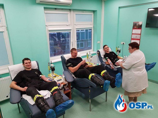 Honorowa akcja krwiodawstwa OSP Ochotnicza Straż Pożarna