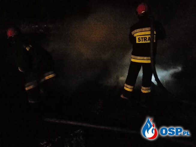 Pożar - Miejscowość Budziwojów. OSP Ochotnicza Straż Pożarna