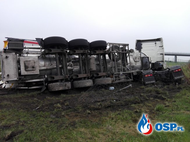 Wypadek na 191km autostrady A2 OSP Ochotnicza Straż Pożarna