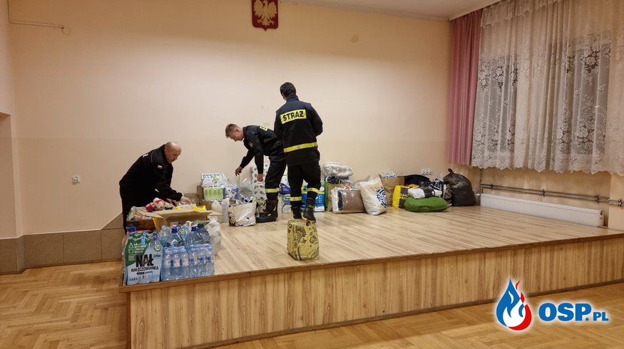 Zbiórka darów dla Ukrainy! OSP Ochotnicza Straż Pożarna