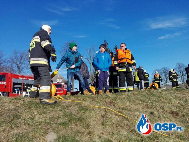 Szkolenie lodowe OSP Ochotnicza Straż Pożarna