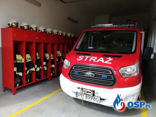 Nowe szafki w Naszej remizie OSP Ochotnicza Straż Pożarna