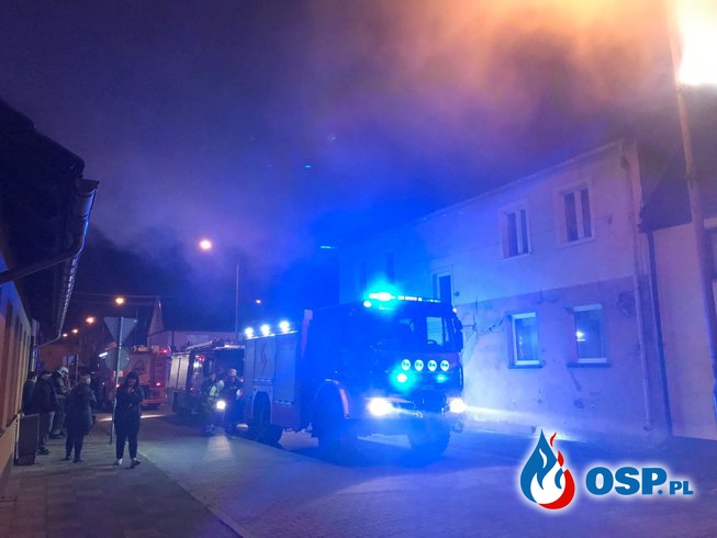 219/2020 Pożar komina w Trzcińsku Zdrój OSP Ochotnicza Straż Pożarna