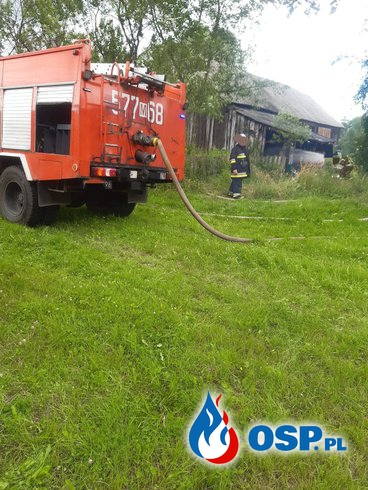 Pożar stodoły Latonice OSP Ochotnicza Straż Pożarna