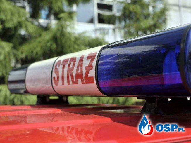 Skuter kontra samochód osobowy OSP Ochotnicza Straż Pożarna
