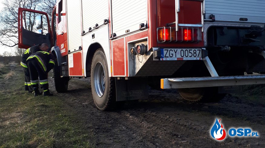 2018-04-04 godz.18:09 Fałszywy alarm na drodze Dreżewo - Pustkowo OSP Ochotnicza Straż Pożarna